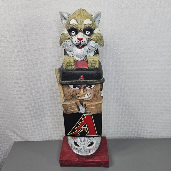 Arizona Diamondbacks MLB Totem Pole Statue 5.5" Hand-Painted Resin Collectible - Picture 1 of 7